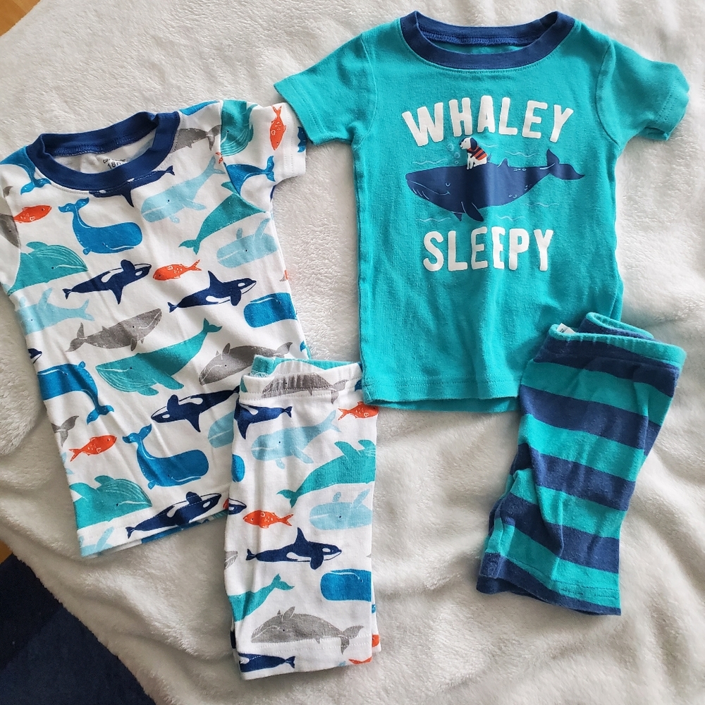 Boys size 18 months Carter's pajamas